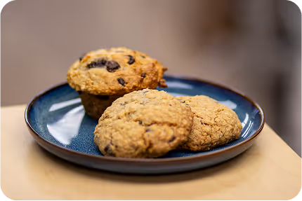 Founders features a variety of baked goods, made fresh in store!
